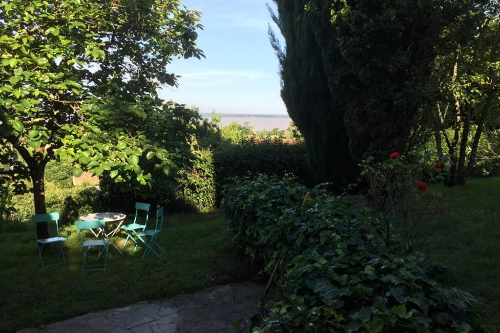 Appartement Avec Vue Panoramique Sur L'Estuaire De La Gironde Plassac  ภายนอก รูปภาพ