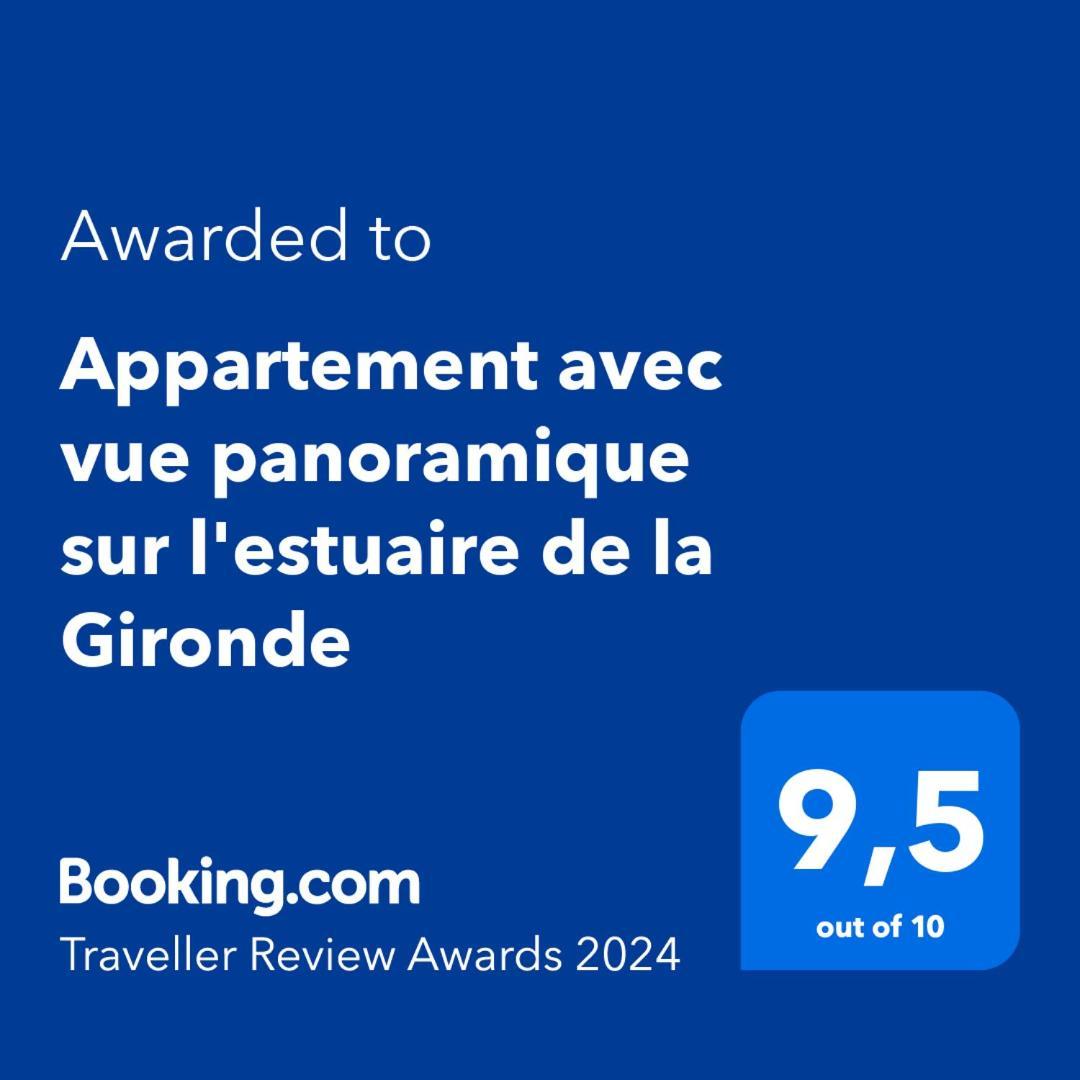 Appartement Avec Vue Panoramique Sur L'Estuaire De La Gironde Plassac  ภายนอก รูปภาพ